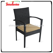 Outdoor rattan dining chair